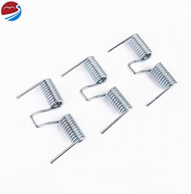 China Adjustable Double Coil Fatigue Resistance Small Nichrome Torsion Spring for sale