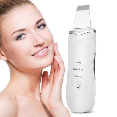 China Wholesale EMS Professional DEEP CLEANING Spatula Peeling Beauty Machine Facial Ultrasonic Skin Scrubber for sale