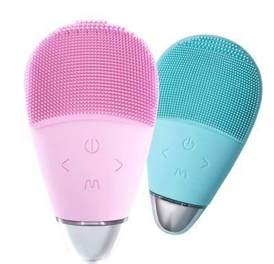 China Acne Treatment Face Cleaner Silicone Sweep Small Portable Face Washing Machine for sale