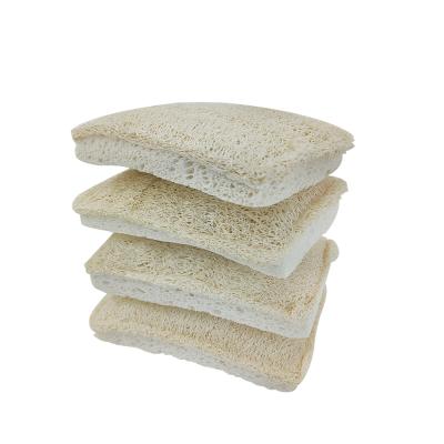 China Viable Wholesale Cellulose Kitchen Dish Pot Scrubbing Magic Sponge Household Loofah Natural Cleaning Sponge for sale