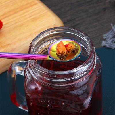 China Wholesale Reusable Stainless Steel Viable Custom Multifunctional Drinking Straw Spoon for sale