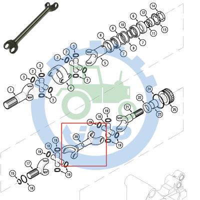 China Fall zerteilt MX135 Halbwelle 340440A1 zu verkaufen