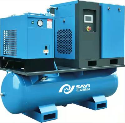 China Factory Price Lubricated Wholesale One Approved 10 HP Compressors China Kaishan Combined Rotary Screw Air Compressor for sale