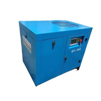 China 7.5Kw China Factory Seller Industry Air Compressor Lubricated Single Screw Air Compressors Mining Engine for sale