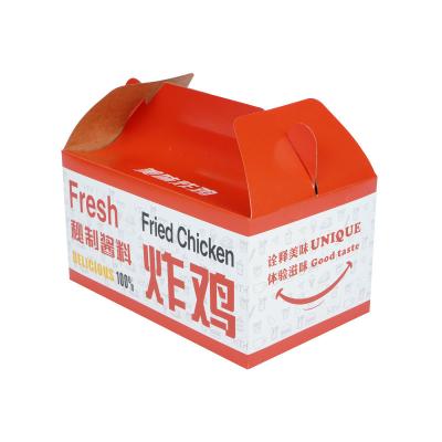 China Recyclable Wholesale Customized Food Grade Paper Packaging French Fried Chicken Box for sale