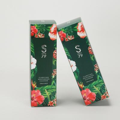 China Custom High Quality Cream Lotion Packaging Materials Skin Care Recycled Cosmetic Paper Box With Custom Printed for sale