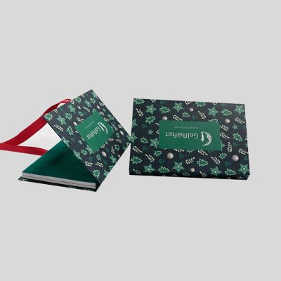 China Recyclable Luxury Christmas Printed VIP Card And Free Credit Gift Certificate Packaging Box for sale