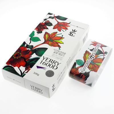 China Custom Type Simply Recyclable Folding Packaging Box For Silk Stockings for sale