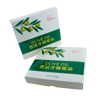 China Common Used Design Recyclable Logo Printed Cardboard Paper Box Custom Made Olive Oil Packaging Box for sale