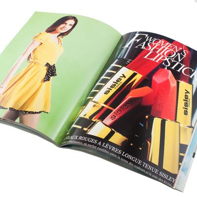 China Advertising Brochure Fashion Garment Magazine Catalog Booklet Brochure Printing for sale