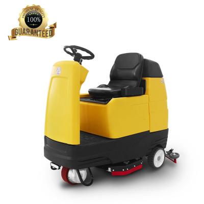 China Hotels Floor Sweeper Concrete Cleaning Machine Compact Mechanical Cement Vacuum Cleaner Scrubber for sale