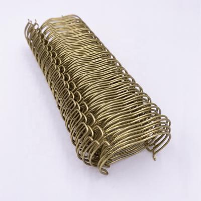 China Best Office Binding YPS Bronze Color Loop Wire Book Binding Selling Nylon Double Coated Paper Ring Wire Ring Best Double for sale