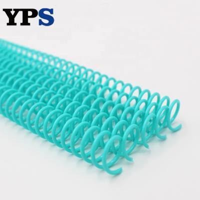 China Luxury High Quality A4 Notebook Used PVC Plastic Single Nylon Coated Coils Spiral Wire O for sale