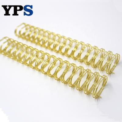 China Factory Price Free Sample Custom Double Wire Gold Plated Double Loop Pound Binding Wire O for sale