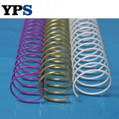 China Bind Notebook 14MM Metal Colorful Ring Book Binding Coil Colorful Spiral for sale