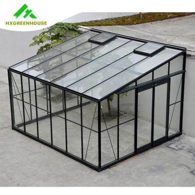 China Lean Roof Parts Greenhouse Panels Prices Easily Assembled Glass Parts at For Sale for sale