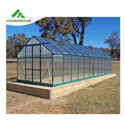 China Modern Multi Modular Agricultural Industrial Greenhouse Poland Morocco Kit Span Canton Kit Plants Building Poly PC Sheet Greenhouses for sale