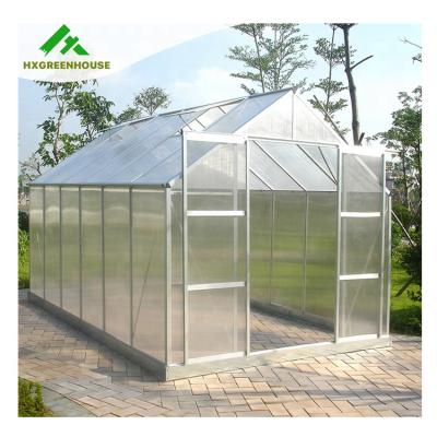 China Beautiful Design Multifunctional Garden Use PC Greenhouse Polycarbonate Natural Greenhouses for sale