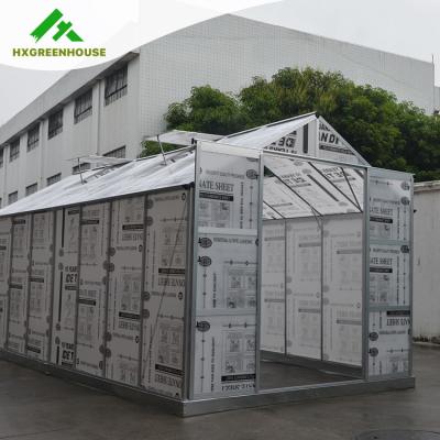 China Modern Home Garden Aluminum Polycarbonate Design Easily Assembled Growing Tents for sale