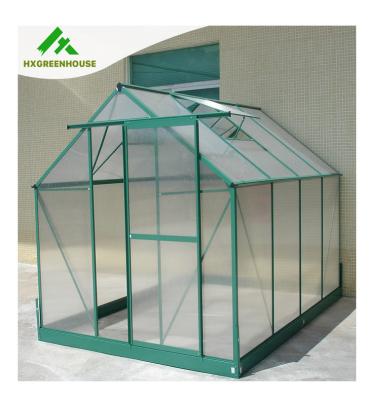 China Easily Assembled Polycarbonate Clear Plastic Sheet Garden Green House For Vegetables HX65214G-1 for sale