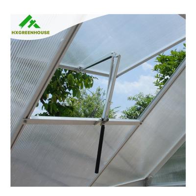 China Modern Adjustable By Temperature Hydraulic Automatic Opener Roof Solar Powered Smart Duct Window Greenhouse Automatic Window Opener for sale