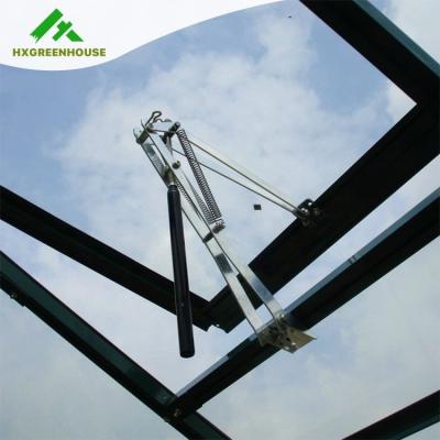 China Aluminum Duct And Steel Double Springs Greenhouse Modern Automatic Conservatory Roof Opener for sale