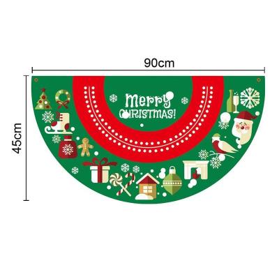 China Healthcare Institutes Holiday Custom Flag Banner Outdoor Indoor Outdoor Hanging Christmas Flag For Garden Party Decoration Merry Christmas Door Banner for sale