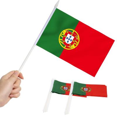 China Health Care Institute Portugal National Flag Fade Resistant Thick Polyester with Brass Grommets National Flags with 3 x 5 feet for display for sale