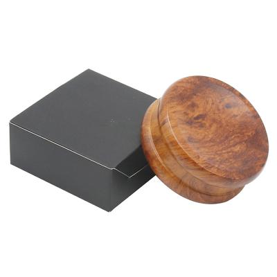 China Tobacco Two-layer Smoke Grinder 68mm Zinc Alloy Tooth Concave Solid Wood Grinding Wood Smoke Grinder for sale