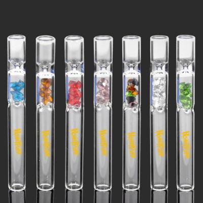 China Factory Direct Sales Reusable Portable Washable Colored Glass Smoking Pipes Small Smoking Pipes for sale