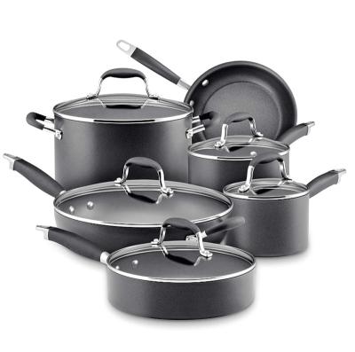 China CLASSIC Custom Aluminum Non Stick Cooking Pots And Pans Non Stick Cookware Sets for sale