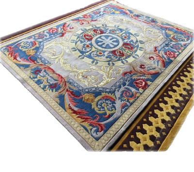 China Handtufted Flower Washable Custom Bedroom Carpet Luxury Wool Carpet for sale