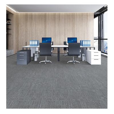 China Stain Resistant High Quality Office Carpet Tile Hot Sale 50*50cm Carpet Tile In Stock for sale