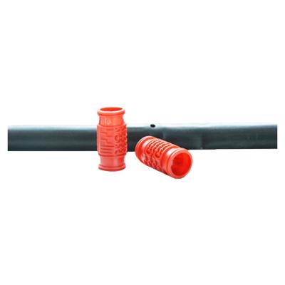 China Irrigation uniform 0.6mm Thickness 15-50cm Spacing 16mm Drip Irrigation Pipe with Round Emitters for sale