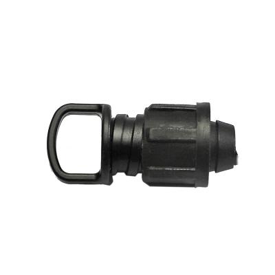 China Durable High Quality 16mm Irrigation Connectors Lock End for Drip Tape for sale