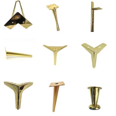 China Modern Golden Sofa Leg, Iron Furniture Leg, Metal Table Leg for sale