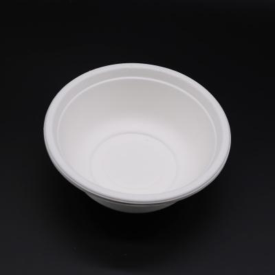 China Bowls Biodegradable Tableware Type And Eco - Friendly Feature Disposable Stocked Biodegradable Sugarcane Bagasse Soup Bowl for sale