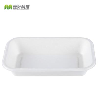 China Disposable Biodegradable Biodegradable 24oz Sugar Cane Bagasse Tray for sale