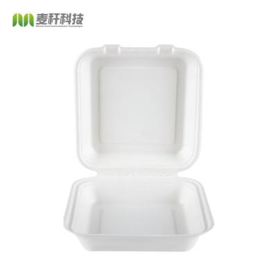 China Lunch Box Biodegradable Biodegradable Microwave Paper Pulp Deli Food Packaging Disposable Food Container for sale