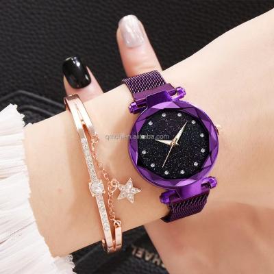 China Small Three Needle Girls Watch Mesh Steel Waterproof Diamond Belt Business Girl Wrist Quartz Luxury Watch for sale