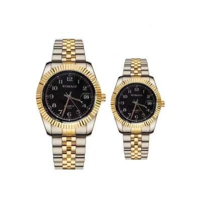 China Wholesale Hot Selling Good Quality Auto Date Set Couple Watches Manufacturer For Women for sale