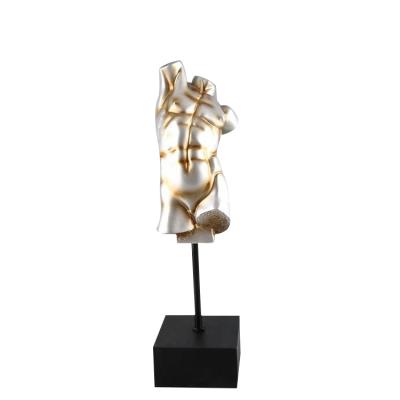 China Hot Selling Europe Style Resin Abstract Sculpture for Office and Home Decor for sale