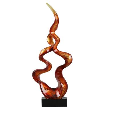 China Europe hot sale modern luxury abstract art resin crafts for indoor home decoration for sale