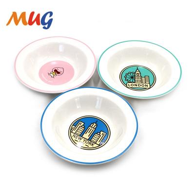 China Viable Wholesale Cheap Ceramic Porcelain Dishes For Dinner for sale