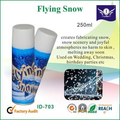 China Flying Color Snow Party String Spray For Festival / Wedding , No Harm To Skin for sale