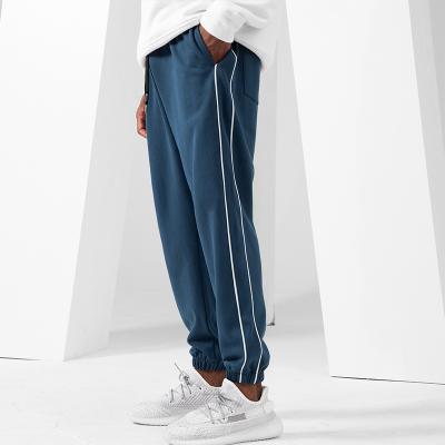 China Wholesale Fashion HIC Men's Anti-pilling Pants and Trousers Plus Size Straight Pants LOGO Casual Solid Fleece Joggers Custom Made for sale