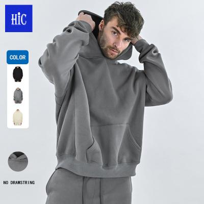 China Wholesale Anti-wrinkle HIC No Hood Cord Hoodie Outdoor Sports Solid Color Light Panel Casual Sweater With Long Sleeves Fleece Hoody for sale