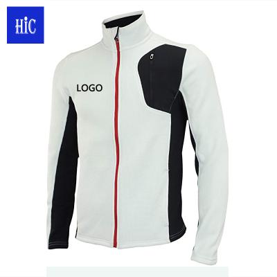 China HIC Viable LOGO Amazon Knit Jacket Custom Made High Quality Hot Selling Two Colors Comfortable Quick Dry Men's Coat for sale