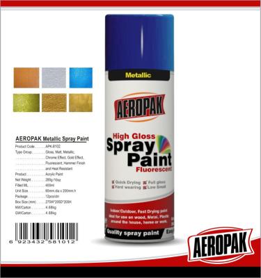 China Aeropak Metallic Spray Paint for sale