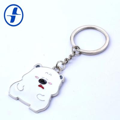 China Handsome Manufacturer Zinc Alloy Custom Your Own Metal Gold Enamel Handsome Key Chain for sale